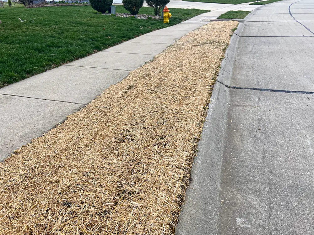 Straw Cover for Grass Seed